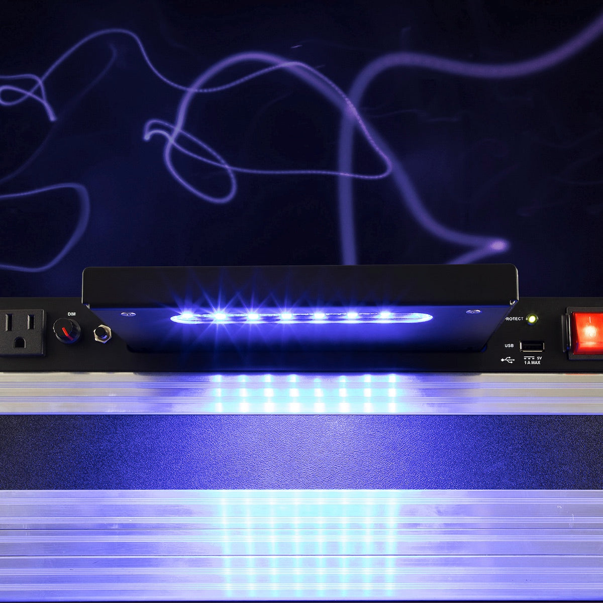 Radial Power-2 Rackmount Power Conditioner Surge Suppressor with LED Lighting, tray illuminated