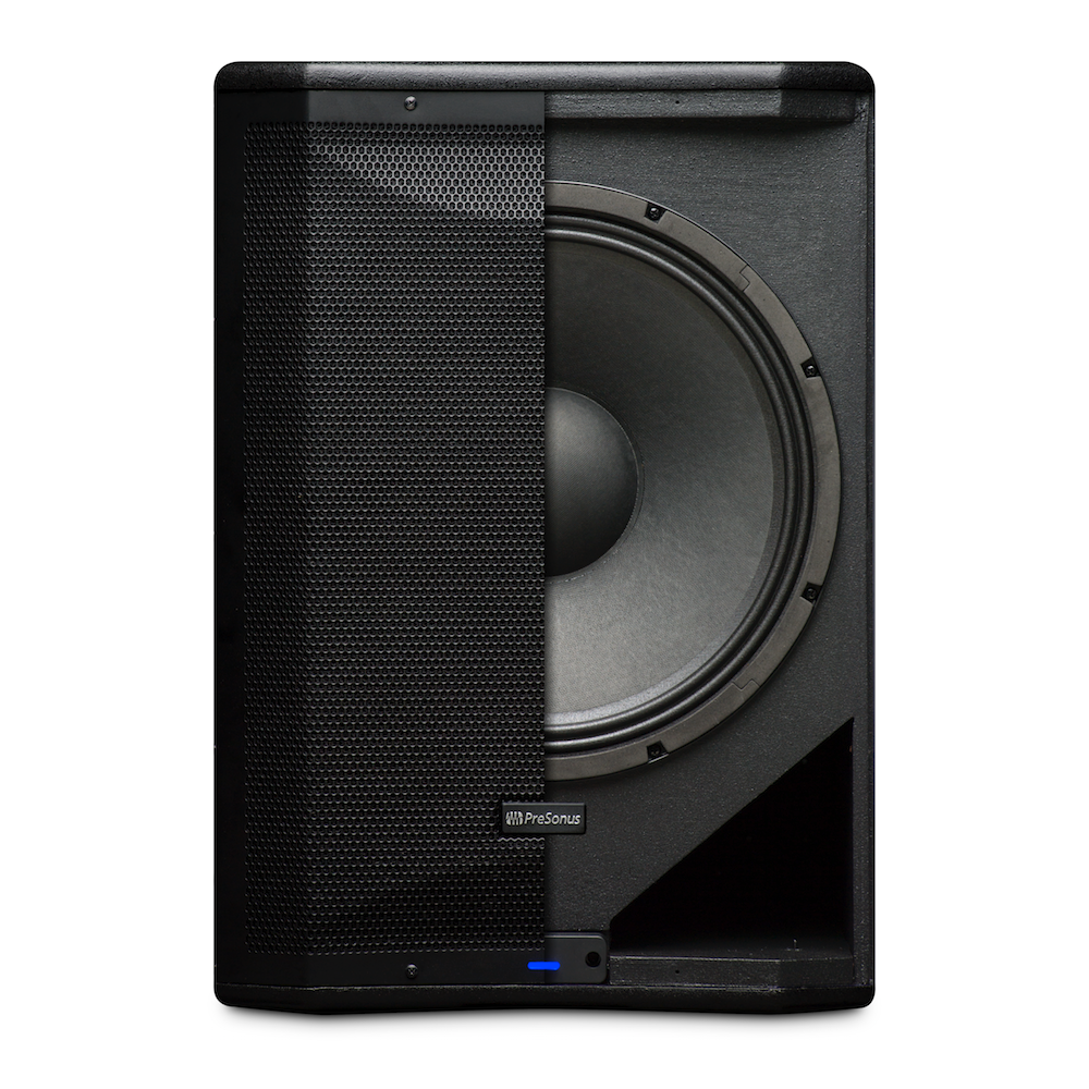PreSonus AIR15s - 15-inch 1200W Active Subwoofer, front split grill