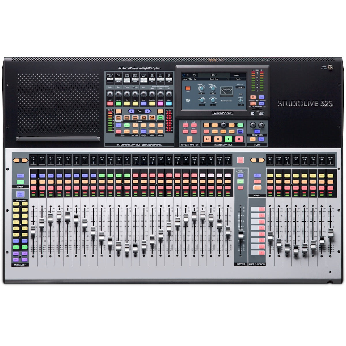 PreSonus StudioLive 32S - 32-channel Digital Mixer with Effects, top