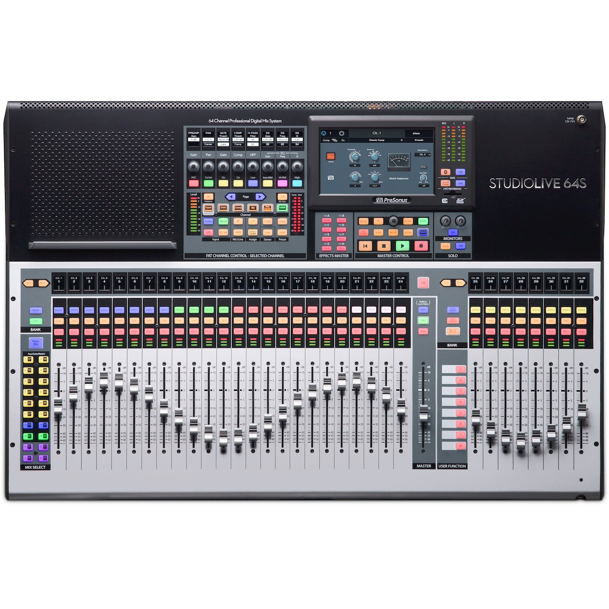 PreSonus StudioLive 64S - 64-channel Digital Mixer with Effects, top