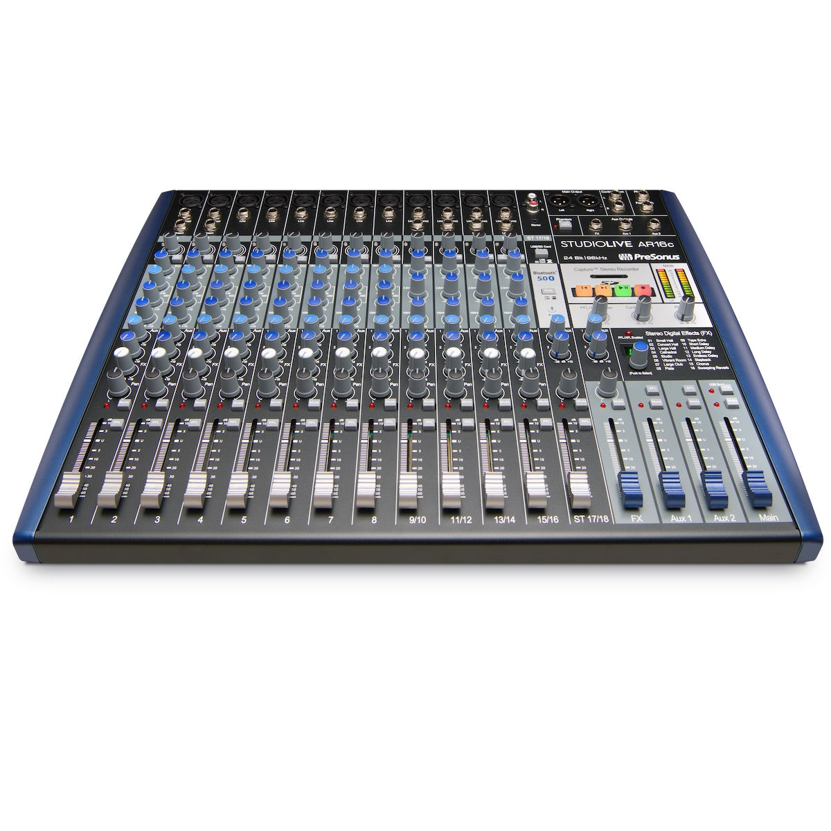 PreSonus StudioLive AR16c - 18-channel Analog USB-C Mixer with Effects, front