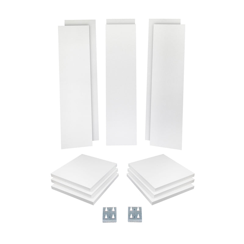 Primacoustic Clarity Room Kit - Meeting Space Acoustic Panels, Arctic White