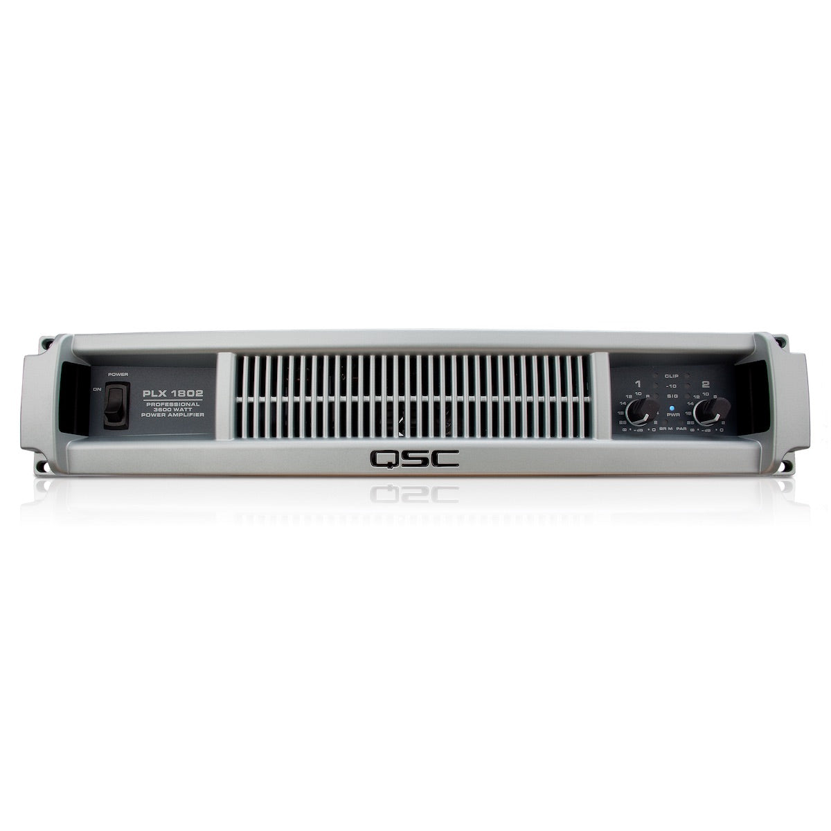 QSC PLX1802 Low-Z Power Amplifier, front
