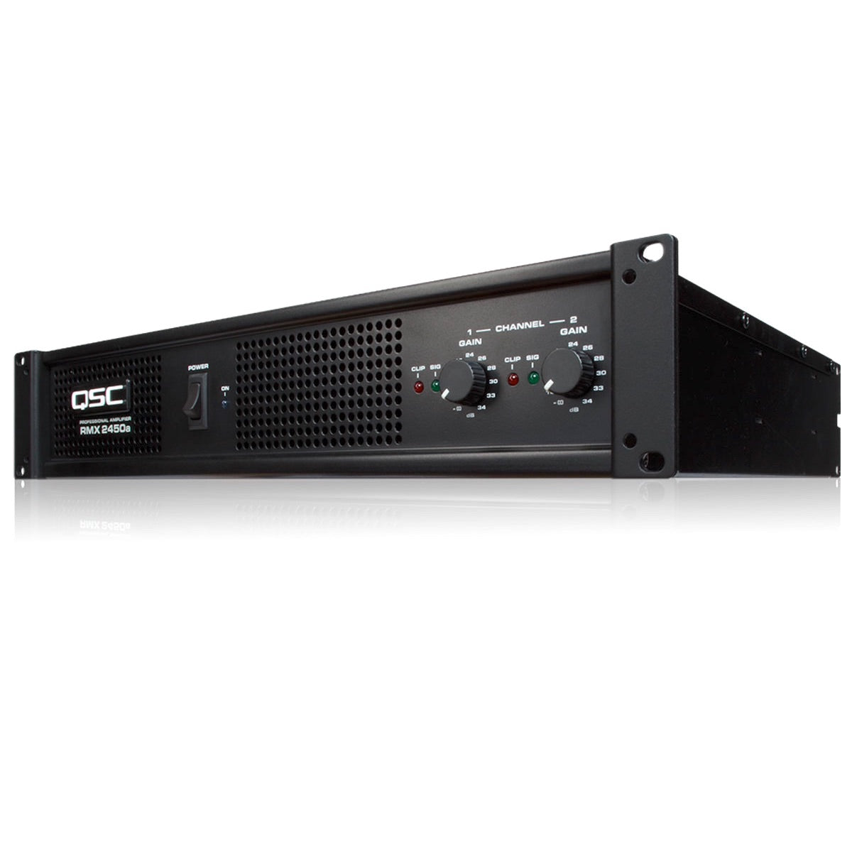 QSC RMX 2450a Two-Channel Power Amplifier, left