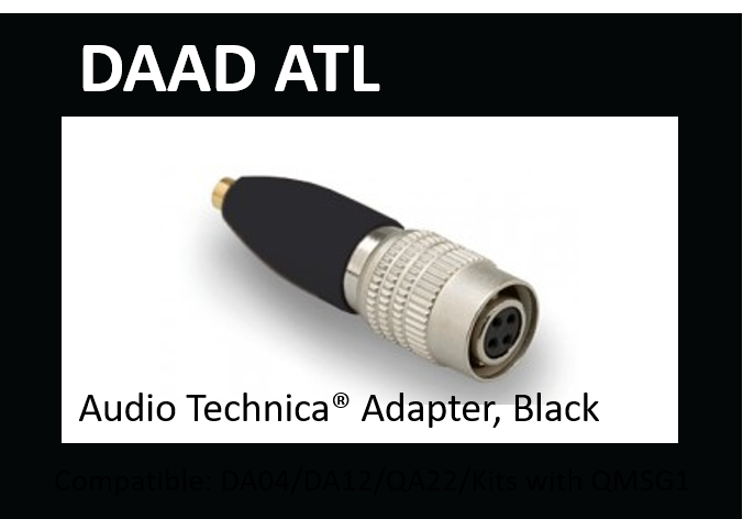 Que Audio DAAD-ATL Adapter for Audio-Technica Wireless Systems