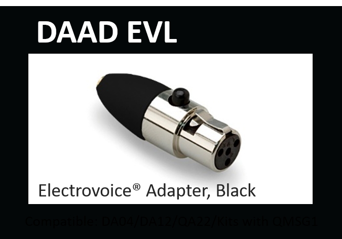 Que Audio DAAD-EVL Adapter for Electro-Voice Wireless Systems