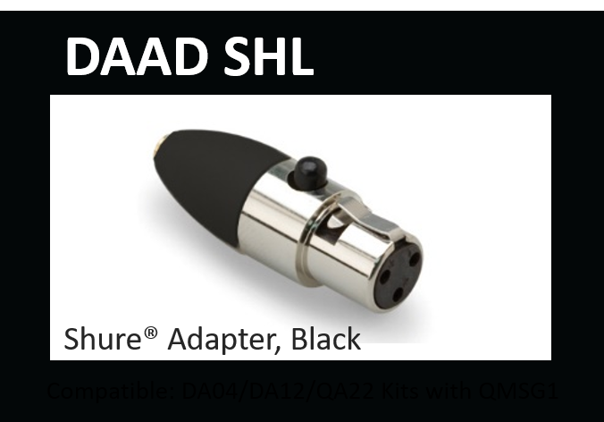 Que Audio DAAD-SHL Adapter for Shure Wireless Systems