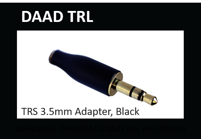 Que Audio DAAD-TRL TRS 3.5mm Adapter for Wireless Systems