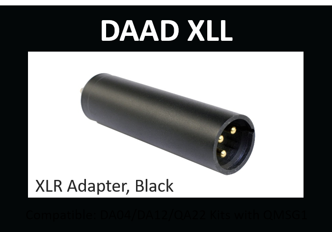 Que Audio DAAD-XLL XLR Adapter for Wired Systems