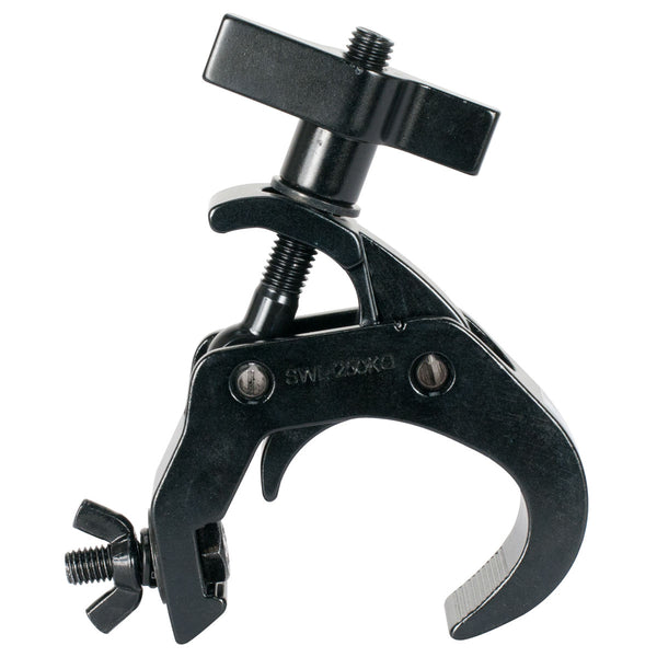 Elation Quick Rig Clamp BLK - Heavy Duty Wrap Around Low Profile Hook Style Clamp