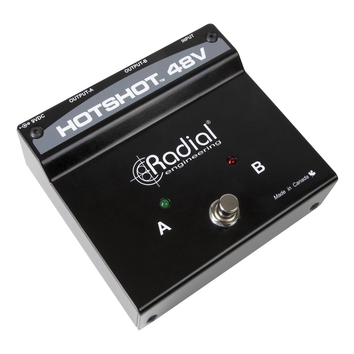 Radial HotShot 48V - Condenser Microphone Switcher, left