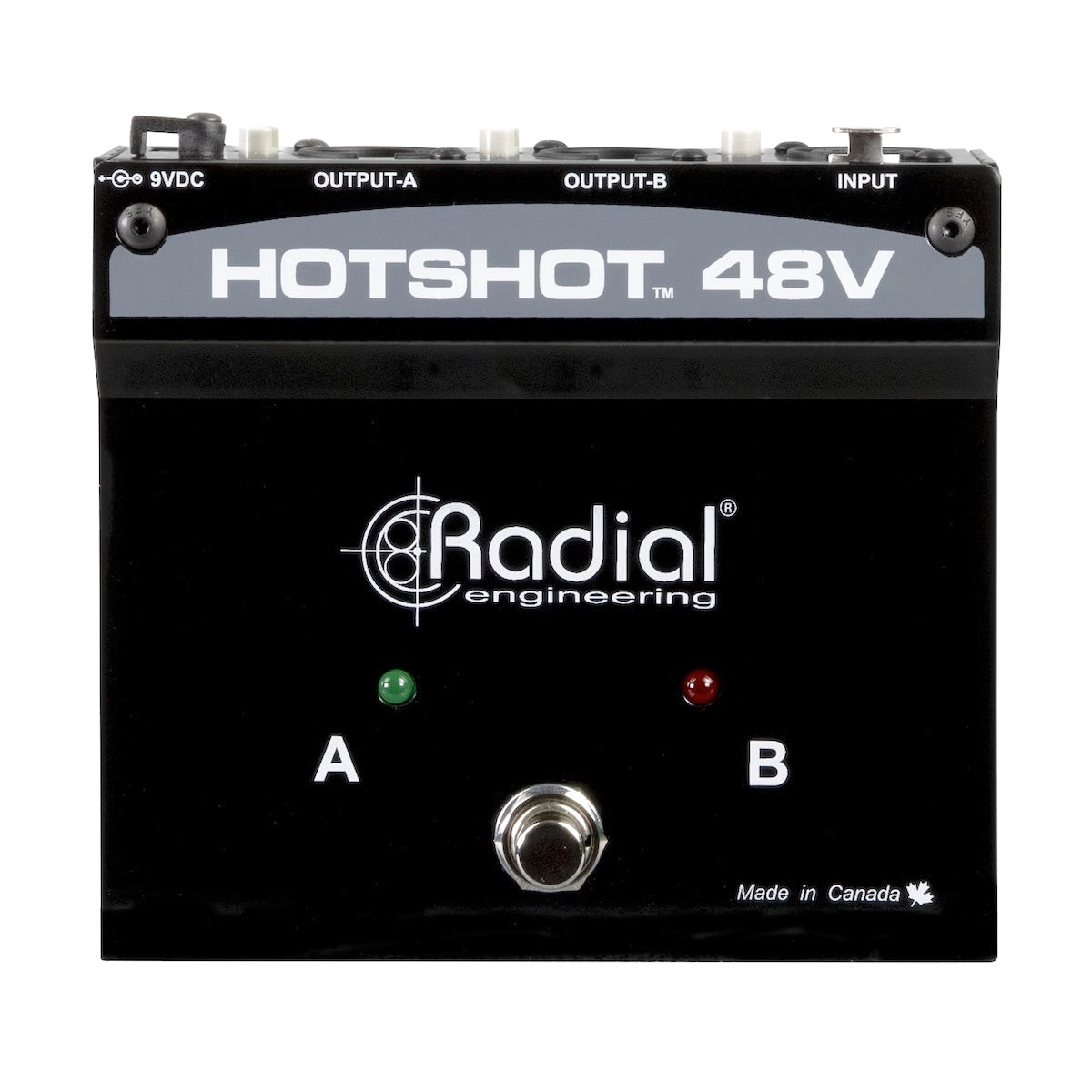 Radial HotShot 48V - Condenser Microphone Switcher, top