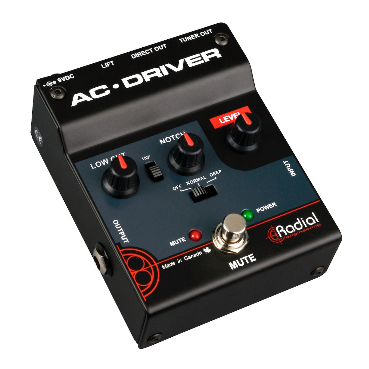 Radial AC-Driver - Acoustic Instrument Preamp, left