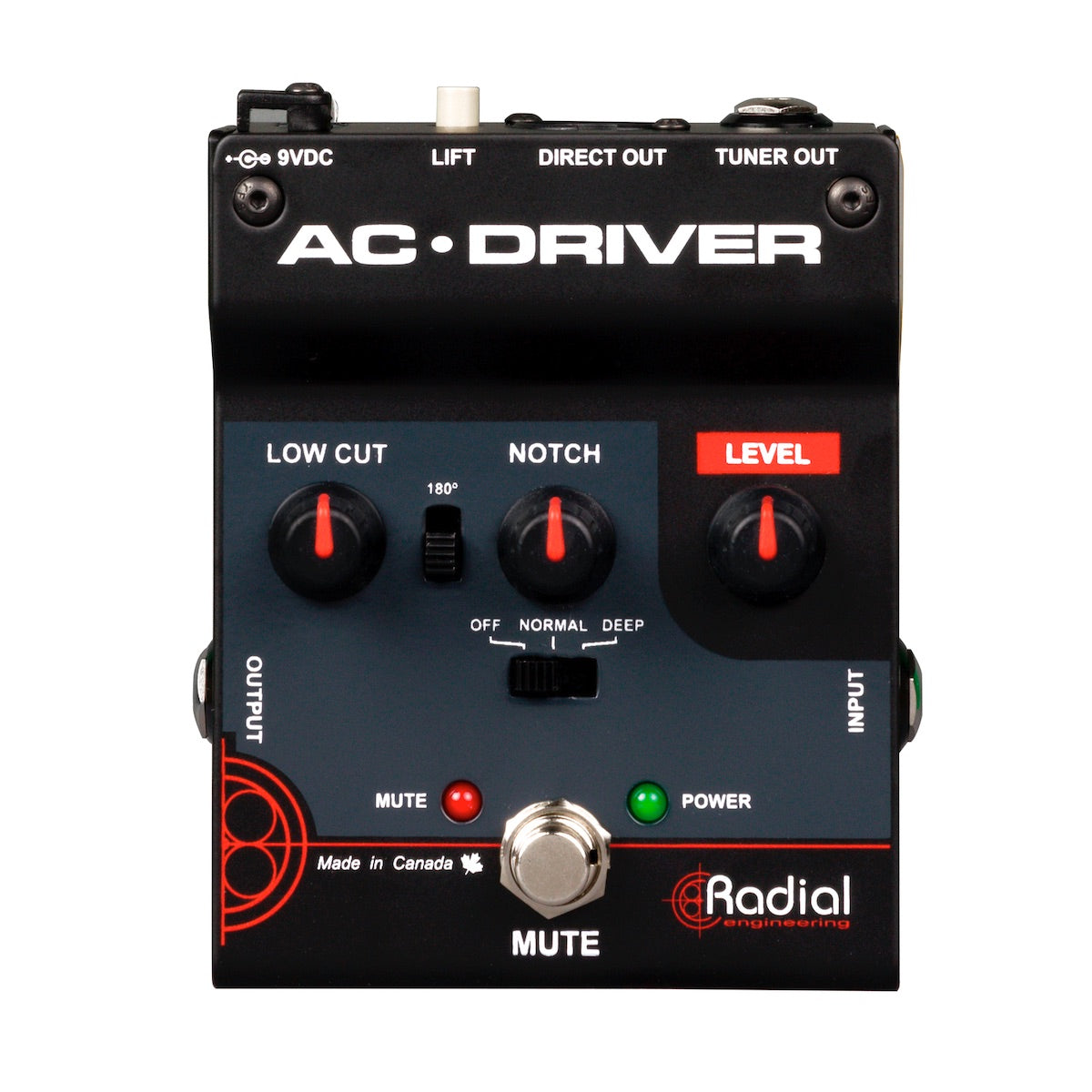 Radial AC-Driver - Acoustic Instrument Preamp, top
