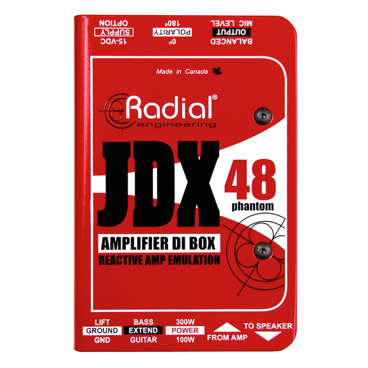 Radial JDX 48 - Reactor Guitar Amp Direct Box