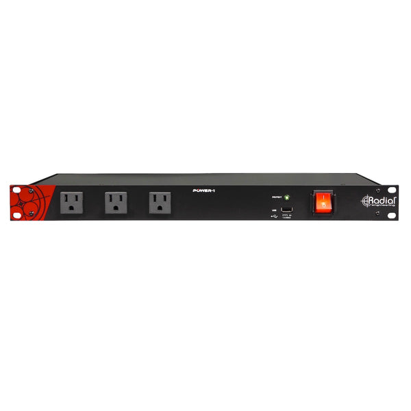 Radial Power-1 Rackmount Power Conditioner Surge Suppressor, front