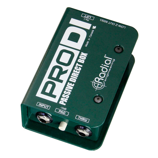 【希少・旧ロゴ】Radial PRODIパッシブダイレクトボックス 動作確認済 Radial ProDI - Passive Direct Box for Stage and Studio