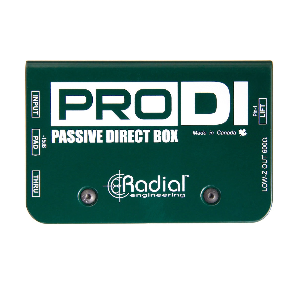 Radial ProDI - Passive Direct Box for Stage and Studio, top