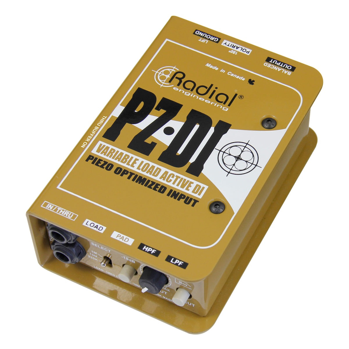 Radial PZ-DI - Orchestral and Acoustic Instrument Active Direct box