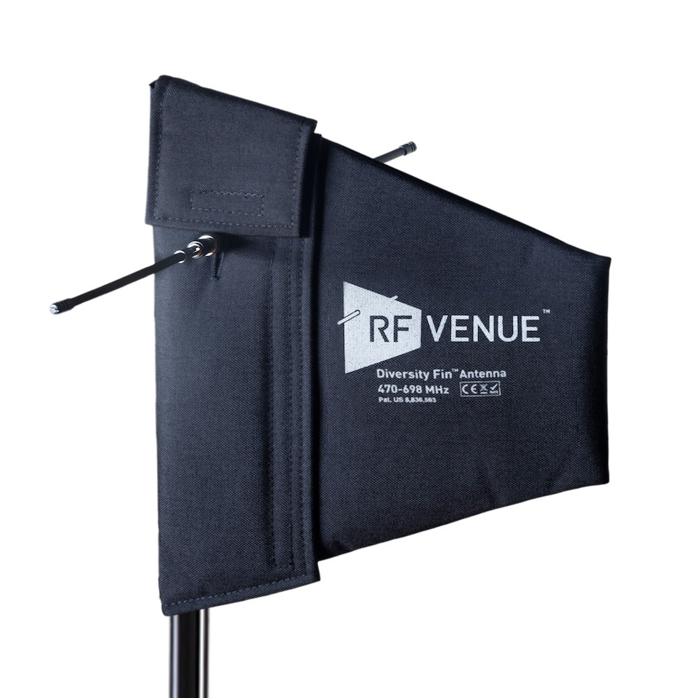 RF Venue Diversity Fin Antenna for Wireless Microphone Systems
