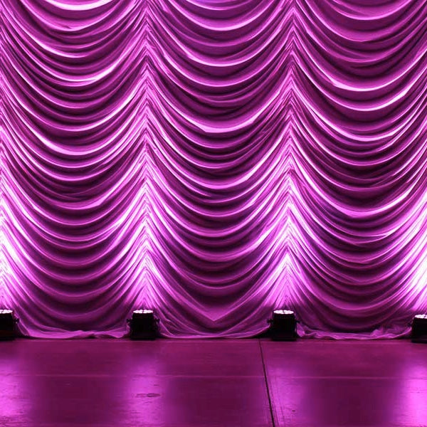 Blizzard Lighting RokBox EXA LED Wash Light, pink lit stage