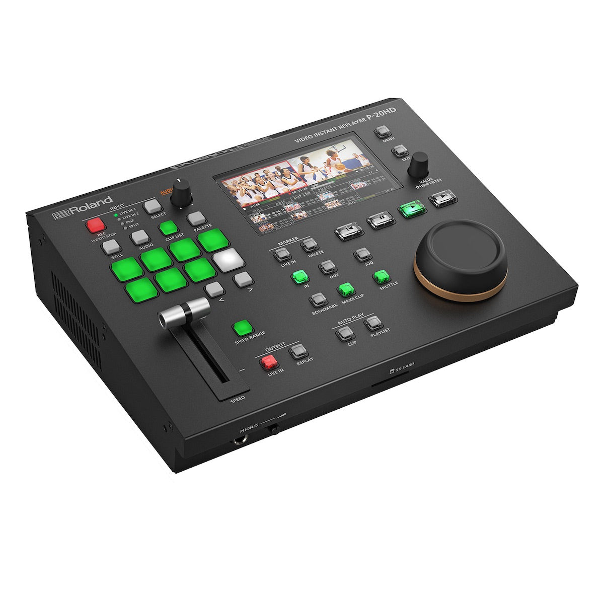 Roland P-20HD - Video Instant Replayer, left angle