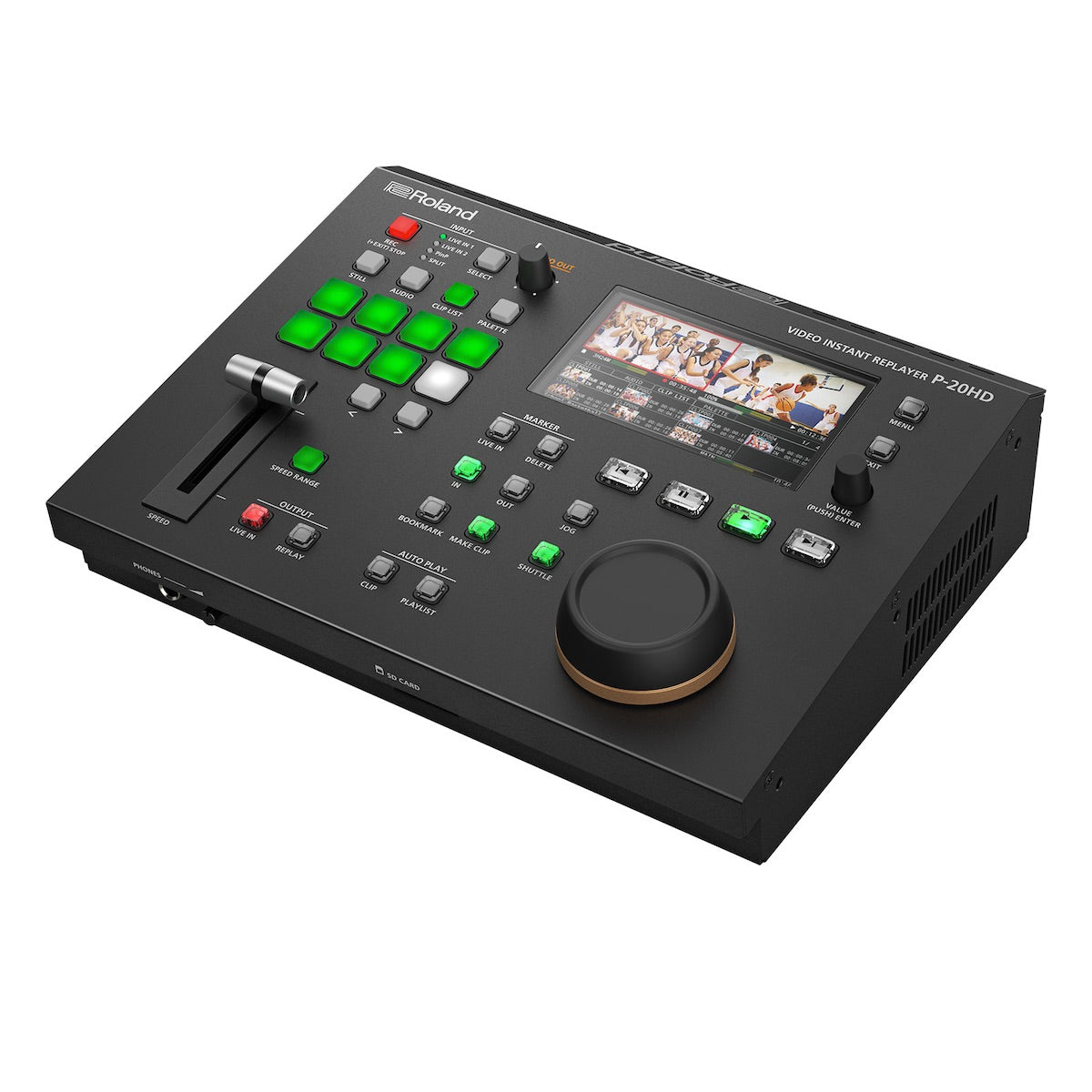Roland P-20HD - Video Instant Replayer, right angle