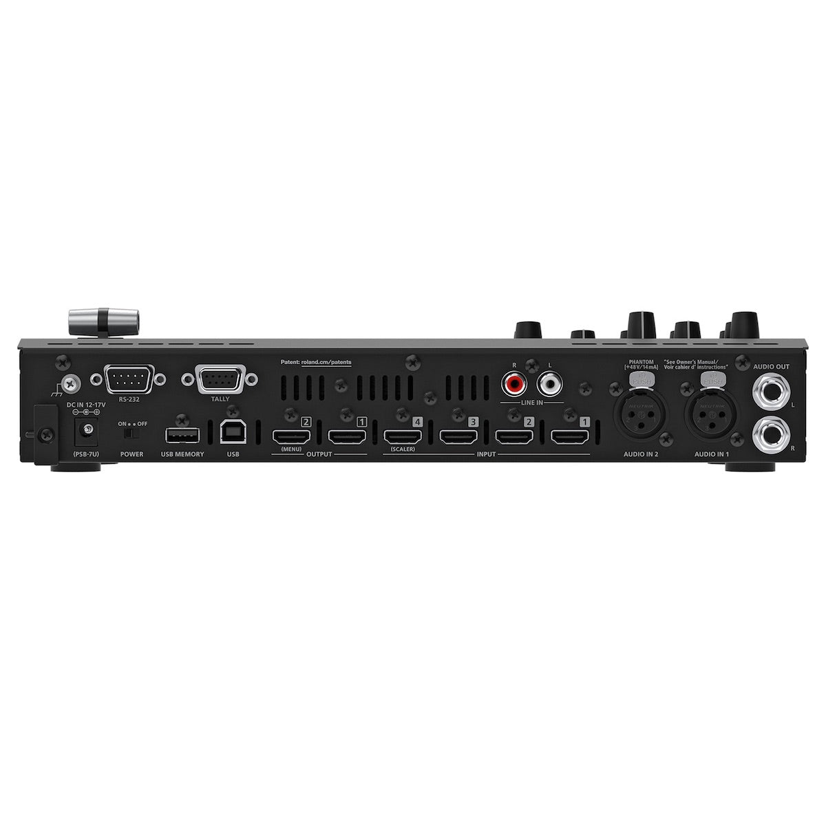 Roland V-1HD+ - HD Video Switcher with 4 HDMI Inputs, rear