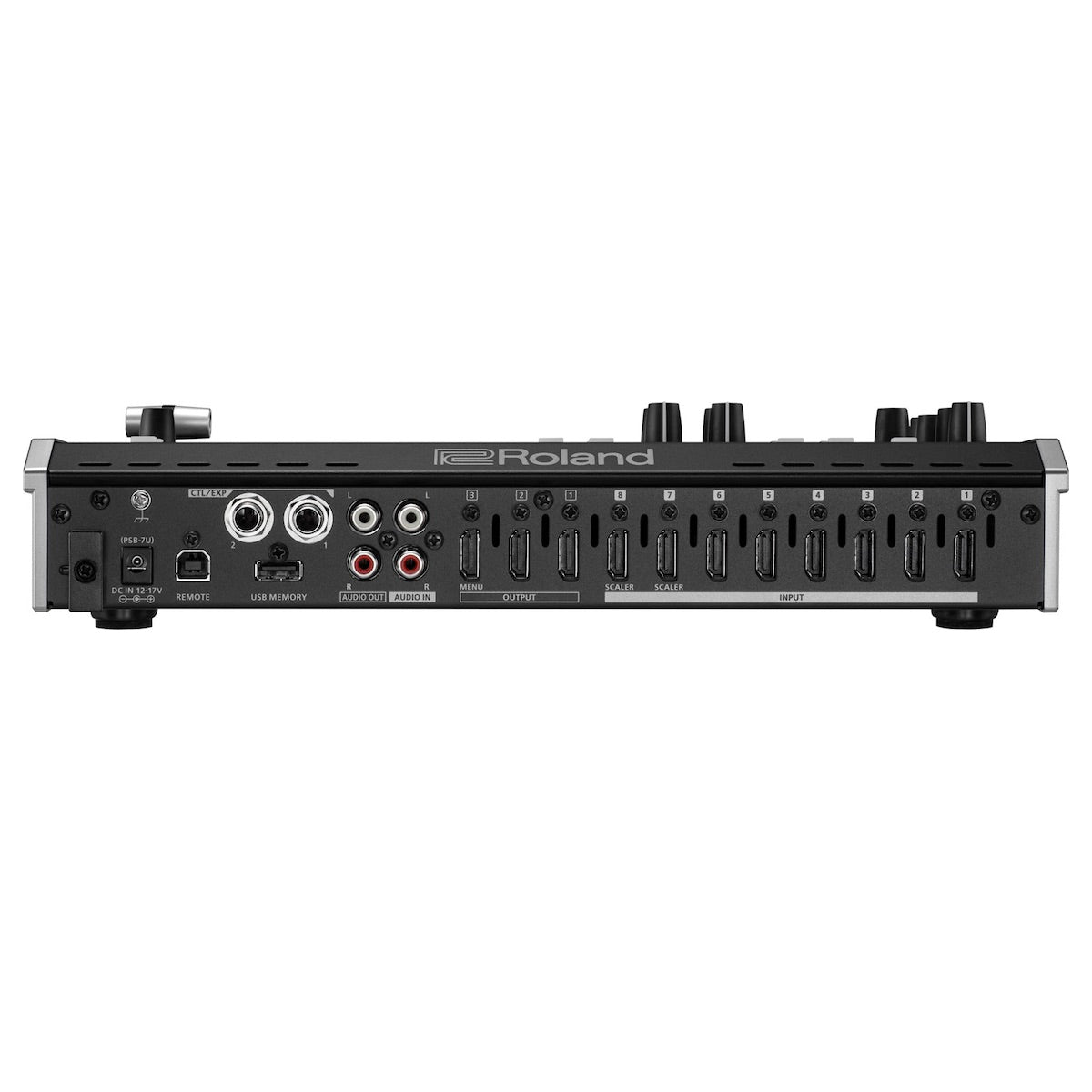 Roland V-8HD - HD Video Switcher with 8 HDMI inputs, rear