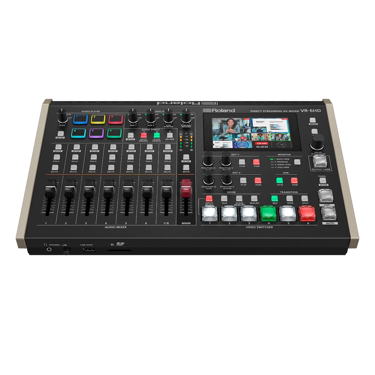 Roland VR-6HD - All-In-One Direct Streaming AV Mixer