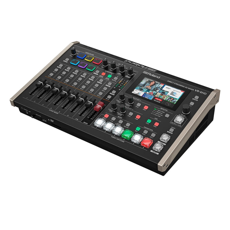 Roland VR-6HD - All-In-One Direct Streaming AV Mixer, right 45-degree view