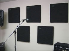 ClearSonic S2224 SORBER Sound Absorption Baffle mounted in a studio