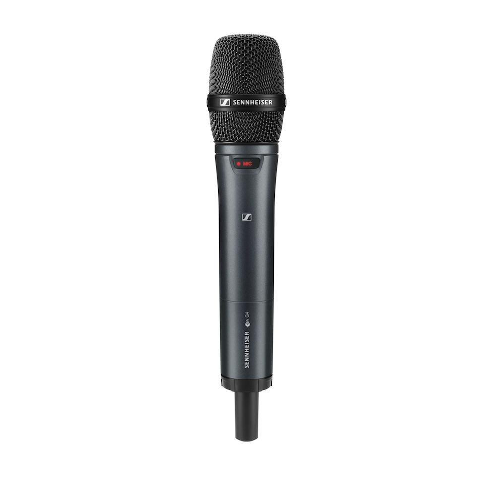 Sennheiser SKM 100 G4-S handheld transmitter with MME 865-1 microphone capsule, front