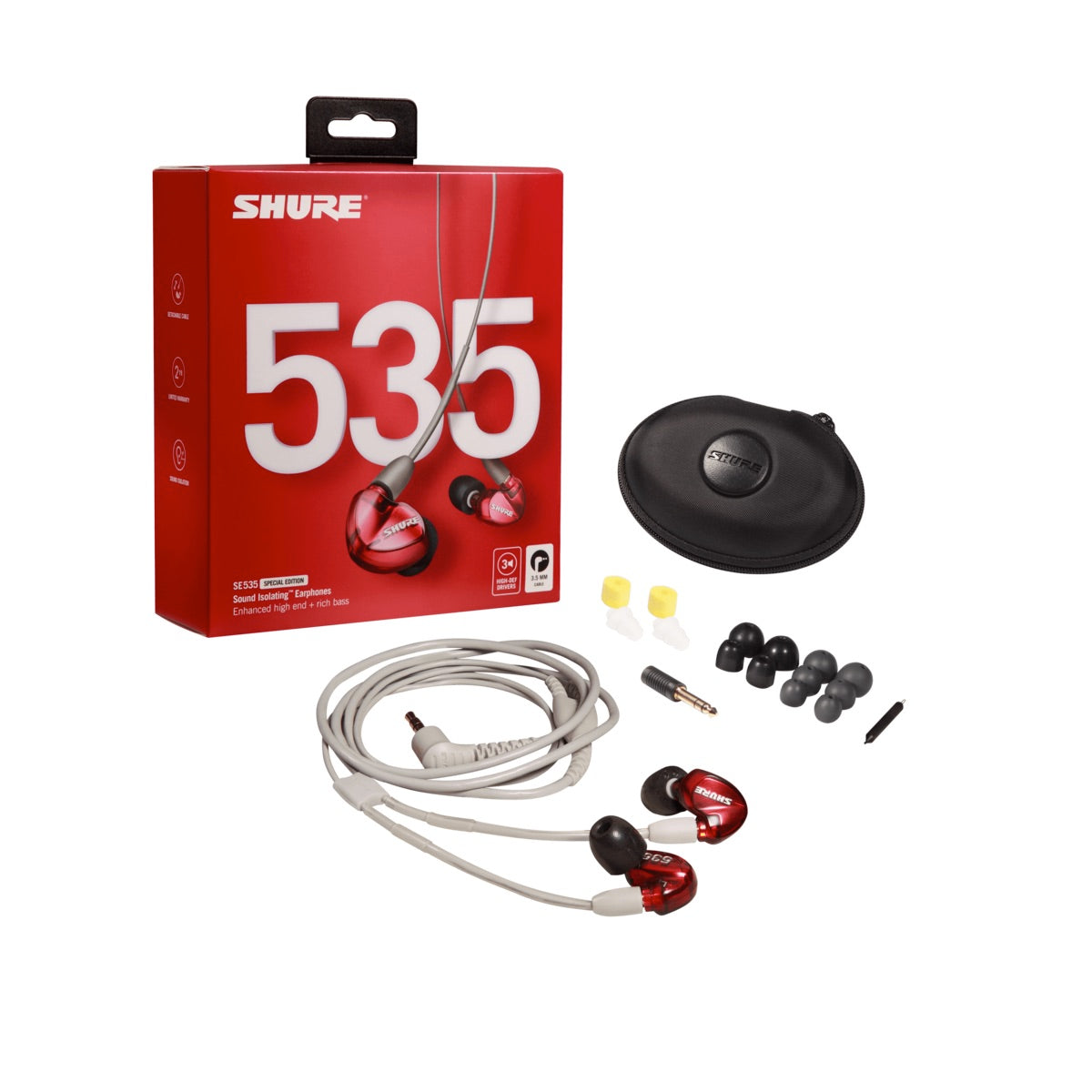 Shure SE535-LTD - Limited Edition Sound Isolating Triple Driver Earpho