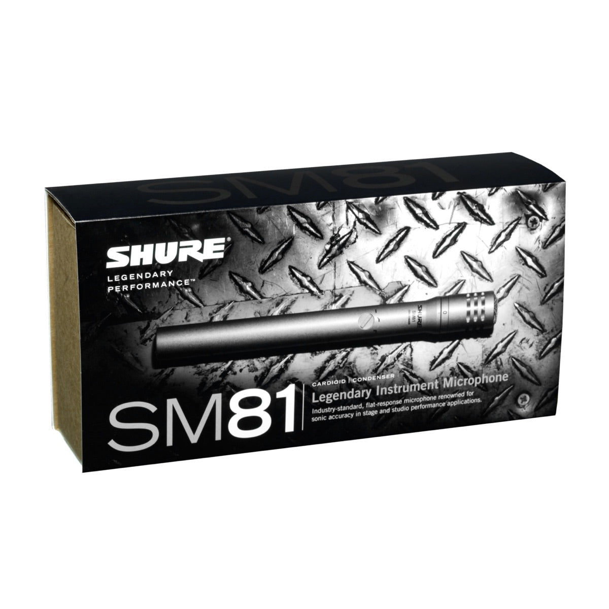 Shure SM81 - Cardioid Condenser Instrument Microphone, box
