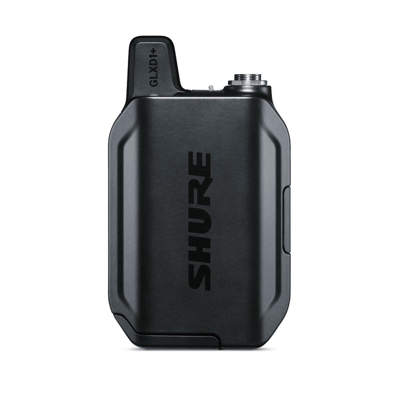 Shure GLXD1+ Bodypack Transmitter for GLX-D+ Dual Band Wireless, front