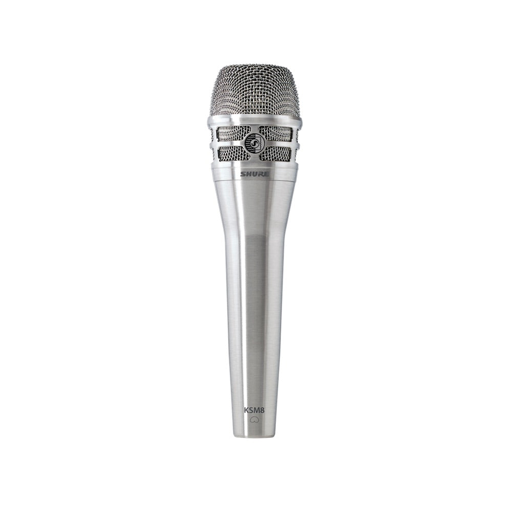 Shure KSM8/N - Dualdyne Handheld Dynamic Vocal Microphone, Brushed Nickel