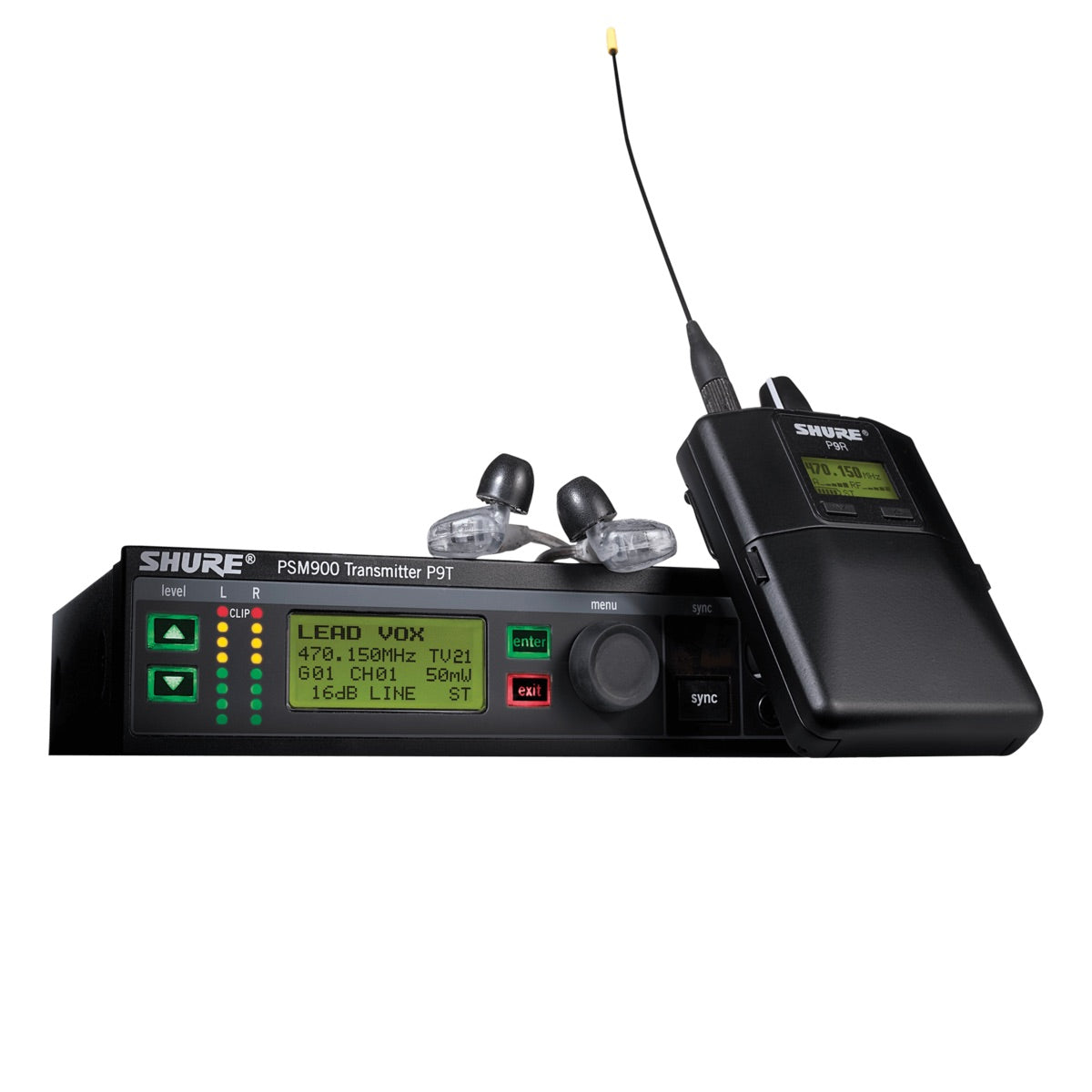 Shure P9TRA425CL - PSM 900 Wireless Personal Monitor System
