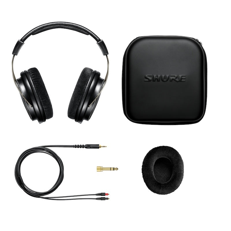 Shure SRH1840 - Professional Open Back Headphones, included accessories