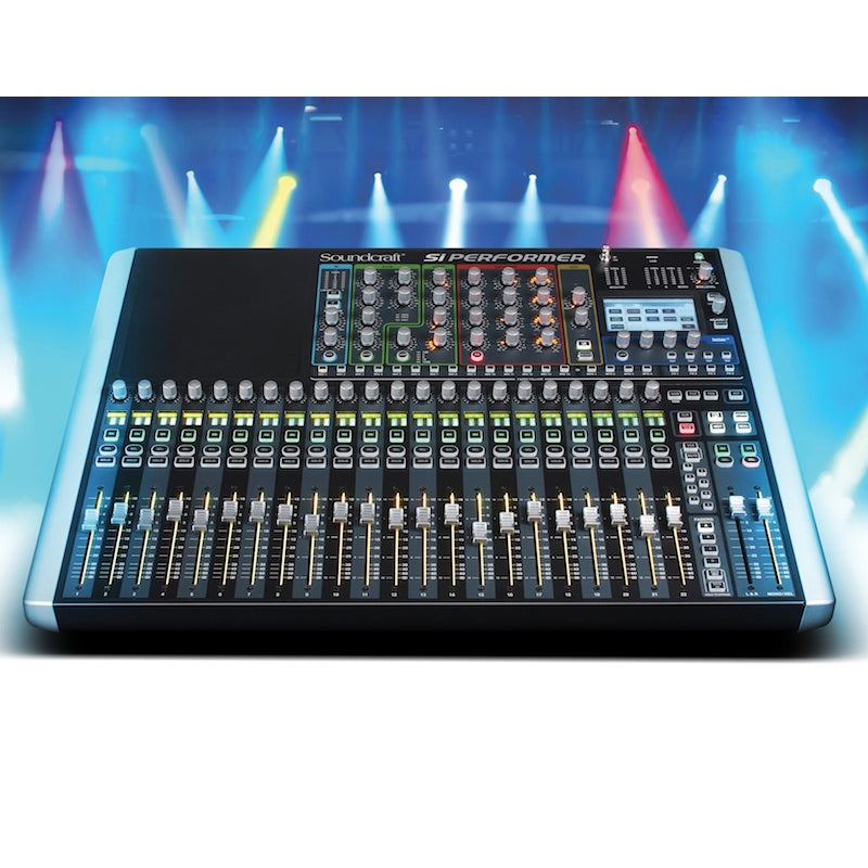 Soundcraft Si Performer 2 - 80-channel Digital Mixer with DMX Control, in the spotlight