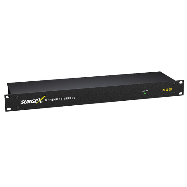 SurgeX SX-DS-208 - Defender Series, 20A Rackmount Power Protection