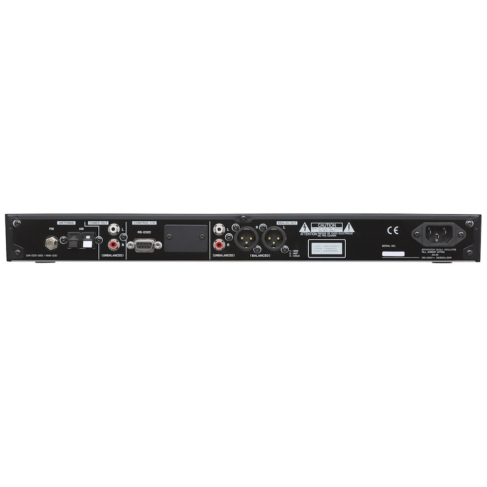 Tascam CD-400U - CD/Media Player with Integrated AM/FM Receiver, rear
