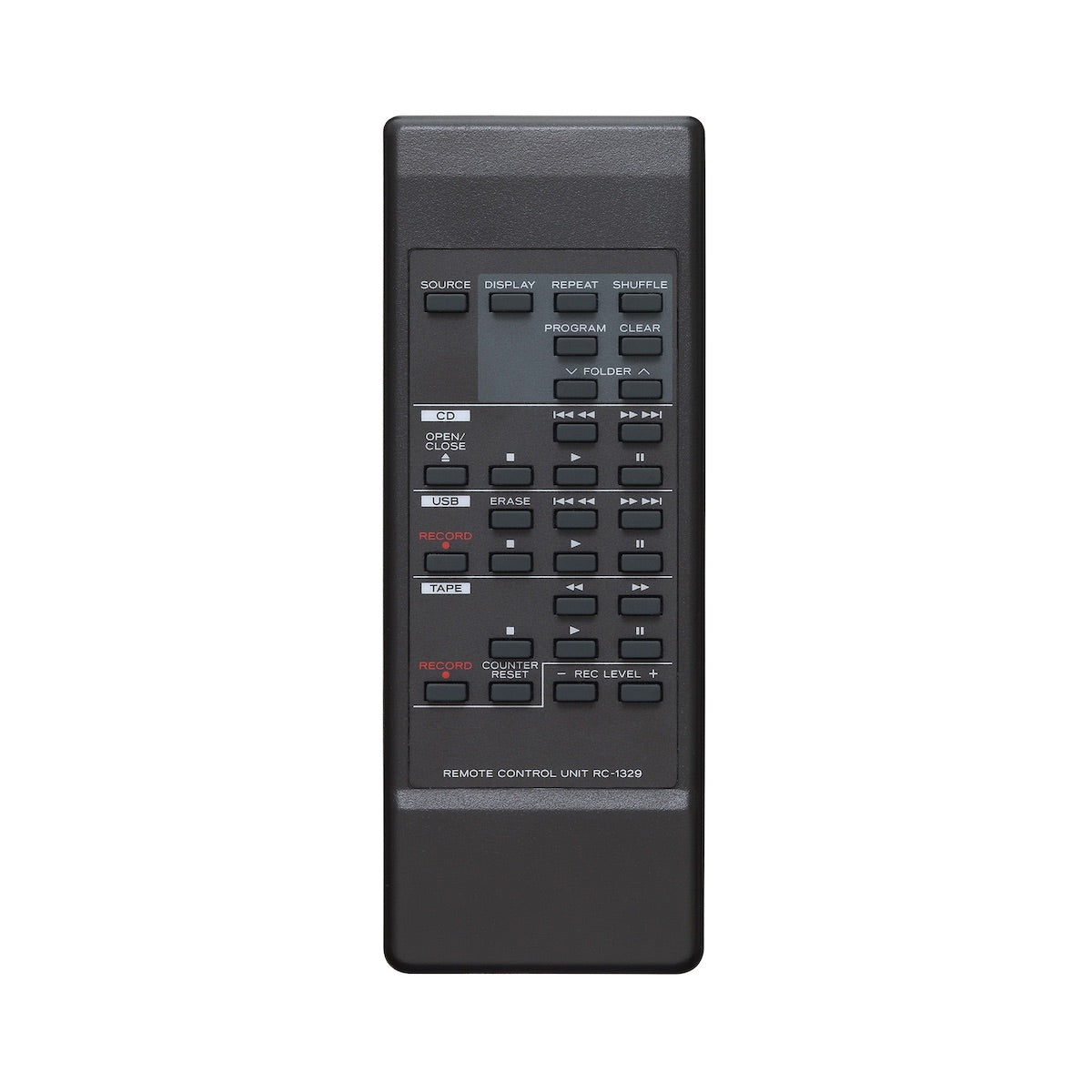 Tascam CD-A580, Remote Control RC-1329