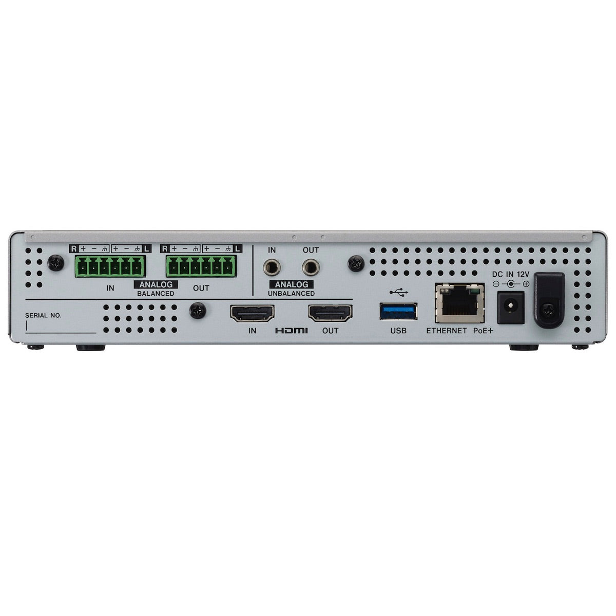Tascam VS-R265 - 4K/UHD AV Over IP Live Streaming Encoder, rear