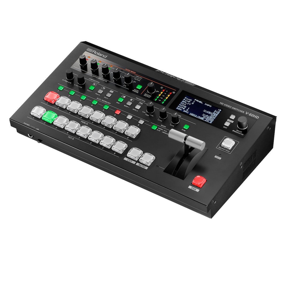 Roland V-60HD - Multi-format HD Video Switcher, right 3/4 view