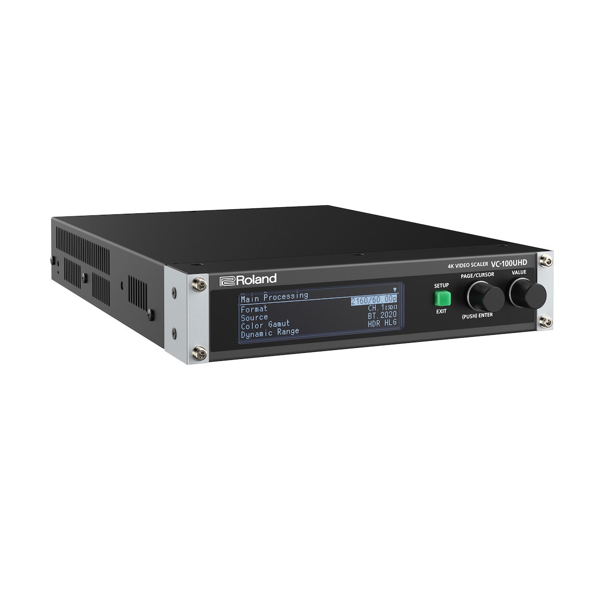 Roland VC-100UHD - 4K Video Scaler, Converter, and Streamer, front left