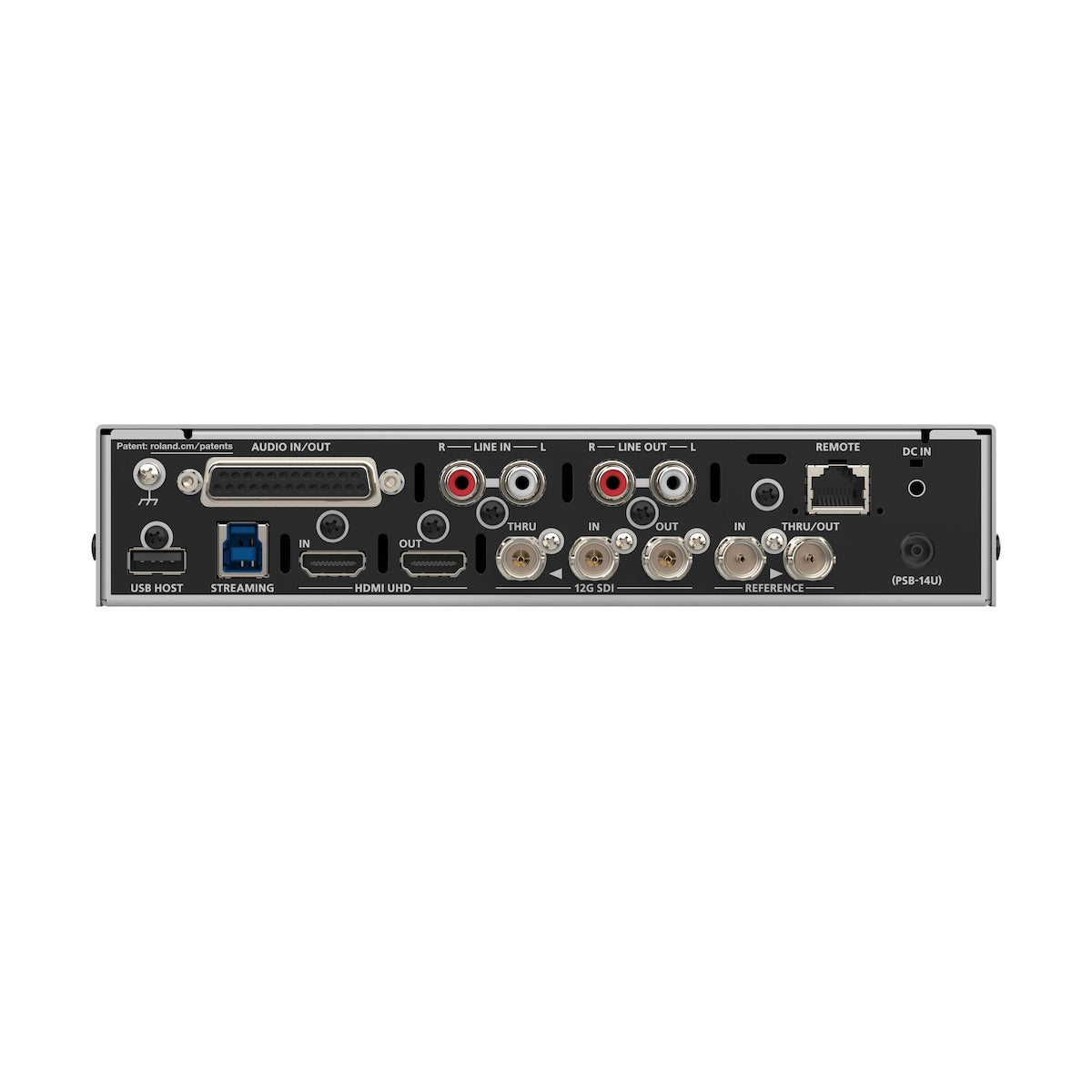 Roland VC-100UHD - 4K Video Scaler, Converter, and Streamer, rear