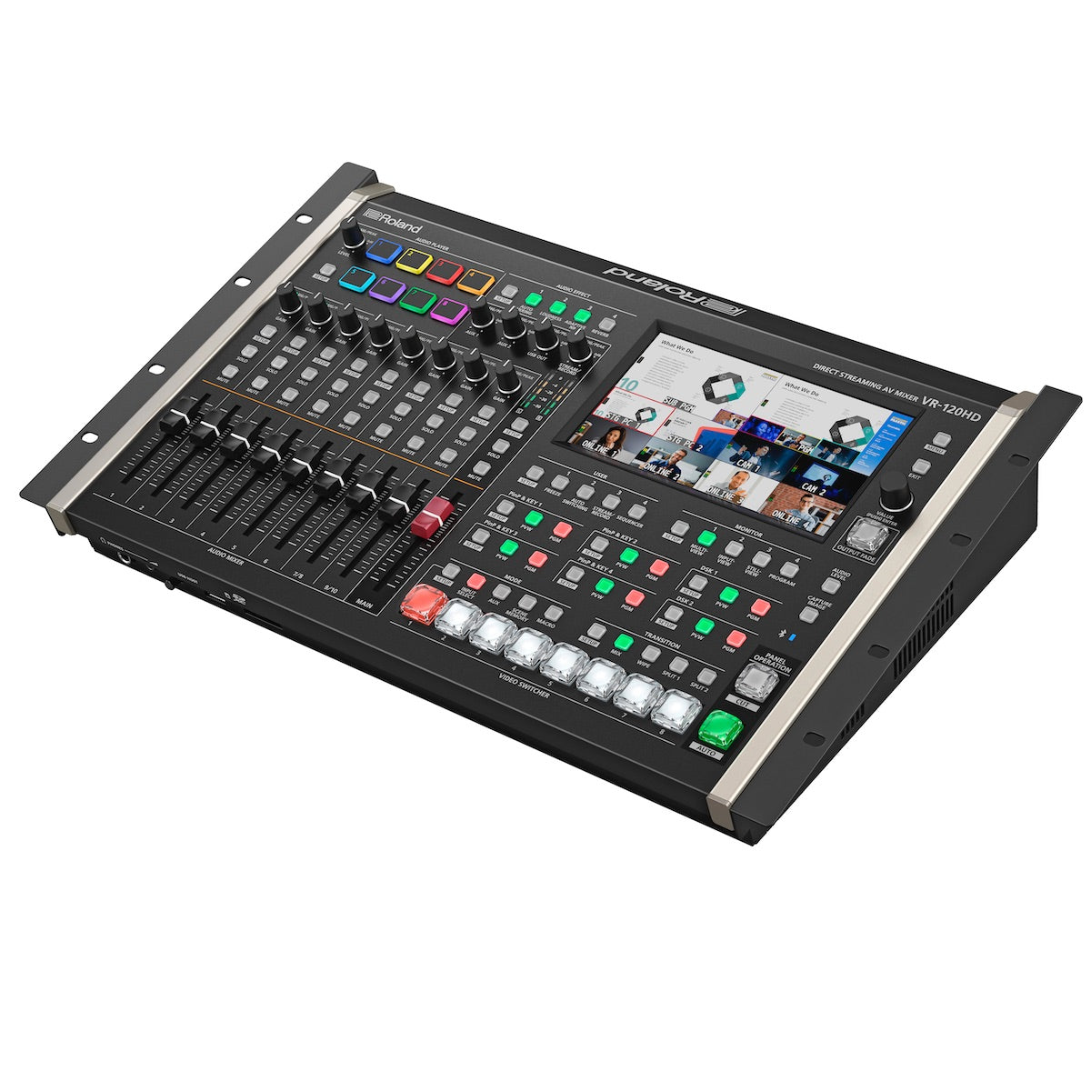 Roland VR-120HD - Direct Streaming AV Mixer, with rack ears