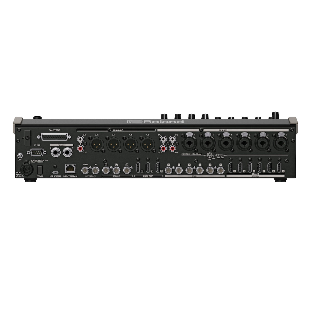 Roland VR-120HD - Direct Streaming AV Mixer, rear