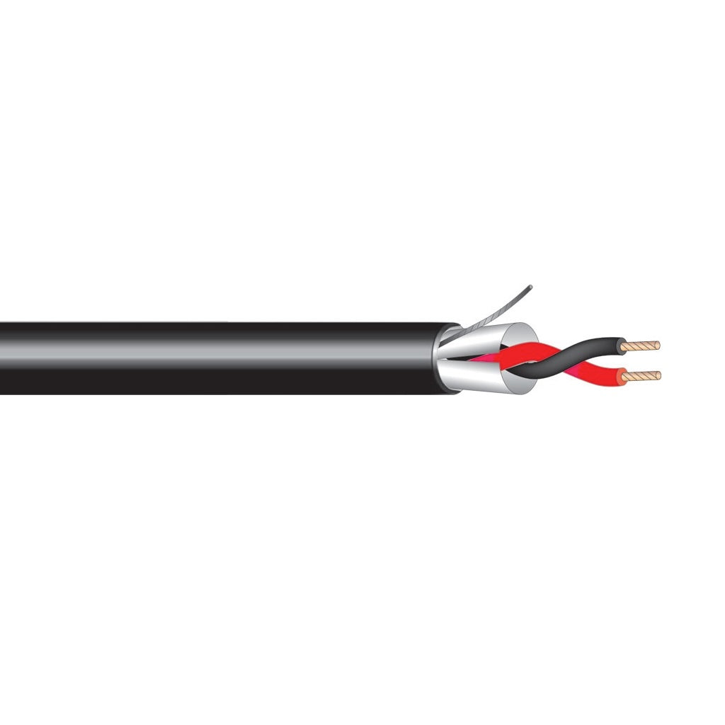 West Penn Wire 291 - 22/2 Stranded Shielded Non-Plenum Bulk Mic Cable